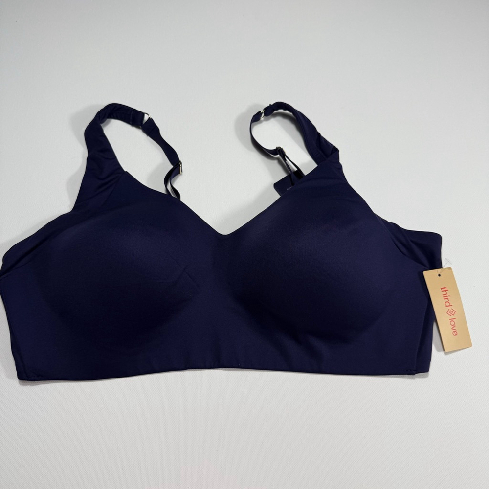 Women's ThirdLove Navy Wireless Bra 1X